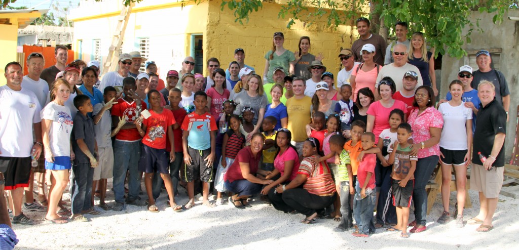 Corporate Alliance group at our service project in the Dominican Republic.